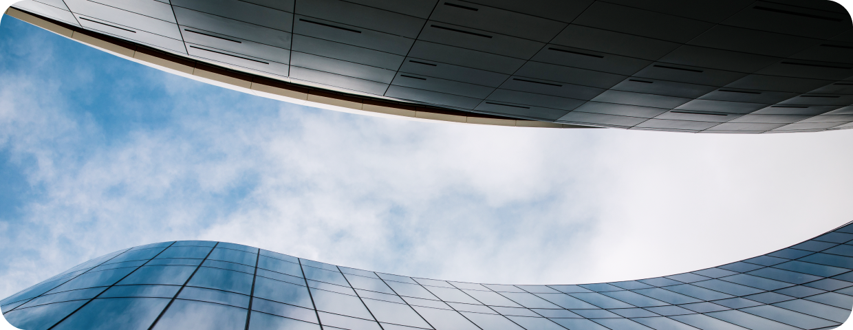 Modern architecture under open sky