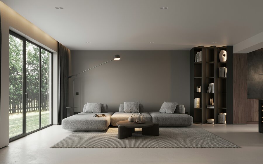Modern living room interior
