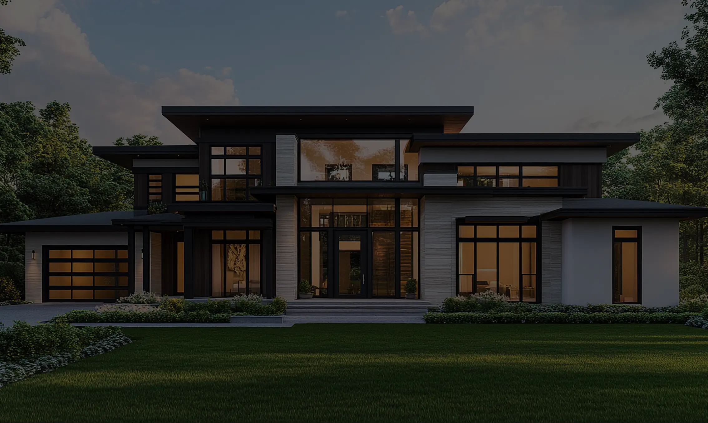 Homhub hero background showing a modern home interior